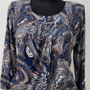 Yew Band Top Navy.          2196/Nvy