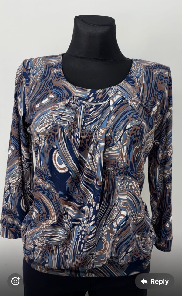 Yew Band Top Navy.          2196/Nvy