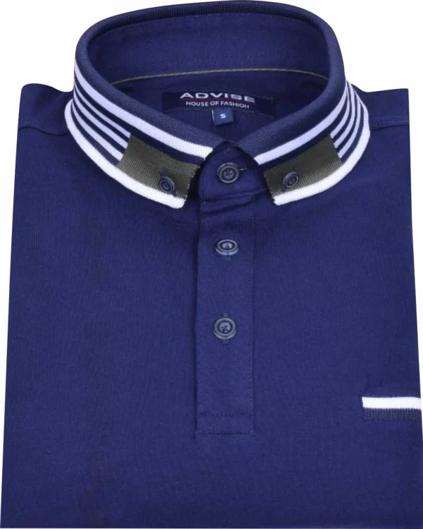 Advise Polo Shirt Navy.            POLO305