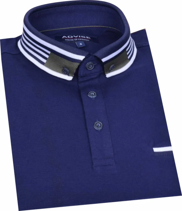 Advise Polo Shirt Navy.            POLO305 - Image 2