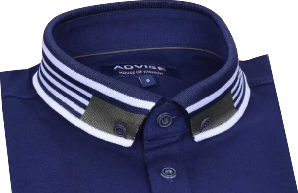 Advise Polo Shirt Navy.            POLO305 - Image 3