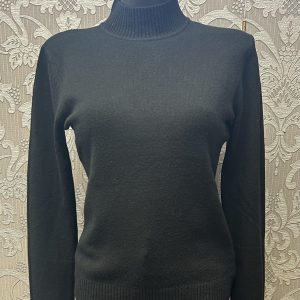 Marinello Plain Turtle Neck Black.           16245/Blk