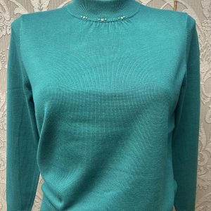 Castle Turtle Neck Jumper Marine.     Sv369/Mar
