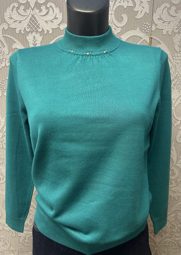 Castle Turtle Neck Jumper Marine.     Sv369/Mar