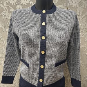 Castle Check Lumber Jacket Navy.         Dm177