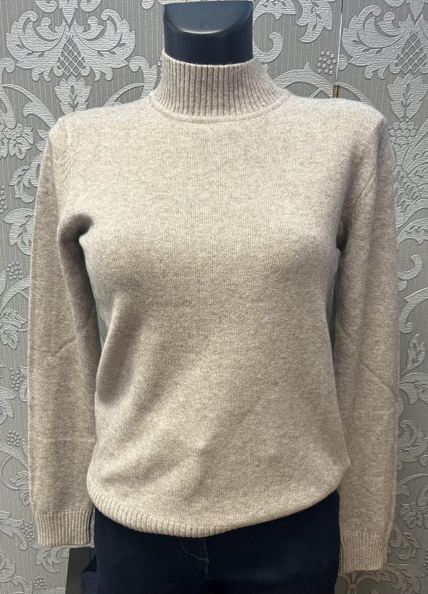 Marinello Plain Turtle Neck Oatmeal.                 16245/Oat