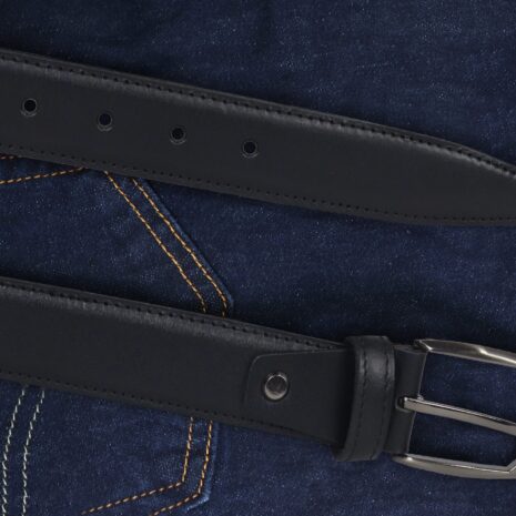 Leather Suit Belt Black.             Bsp-03 - Image 2