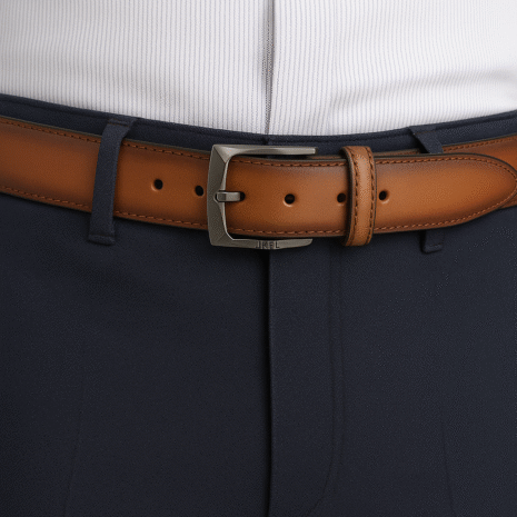 Leather Suit Belt Tan.              Bsp-03