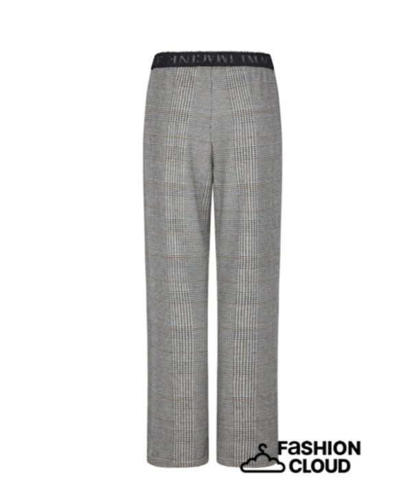 Rabe Check Trousers BLACK.           55-221451 - Image 6