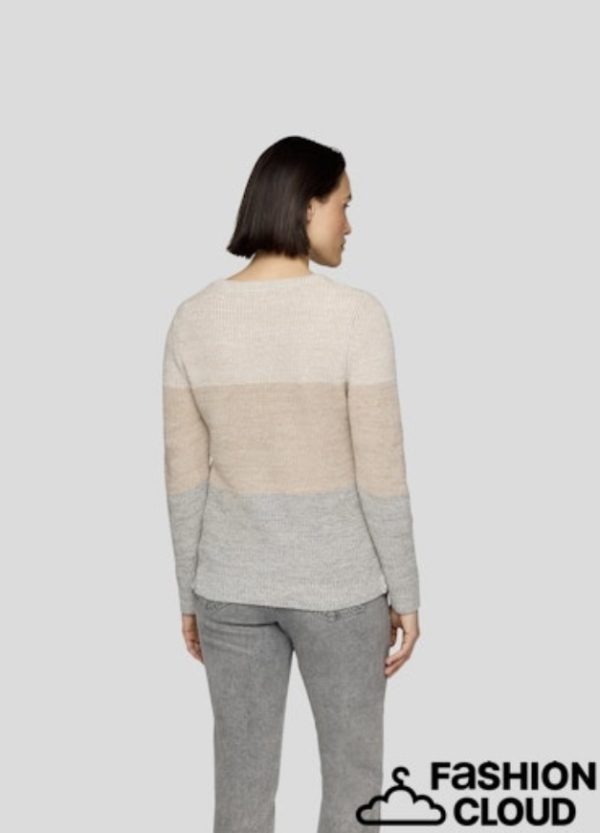 Rabe Lurex Jumper Sand.         55-121629 - Image 3