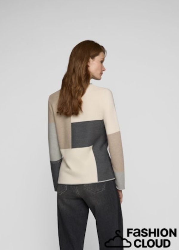 Rabe Stripe Jumper Slate.           55-121630 - Image 4