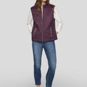 Rabe Gilet Plum.        55-222870