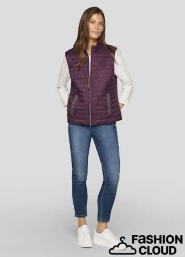 Rabe Gilet Plum.        55-222870