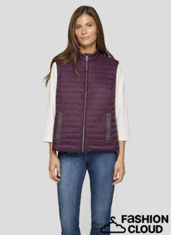 Rabe Gilet Plum.        55-222870 - Image 2