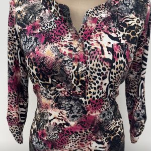 Yew R/N 3 Button Top Rose.             2531 B/Rse