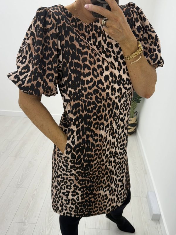 Leopard Print Dress Chestnut.          55533 - Image 2
