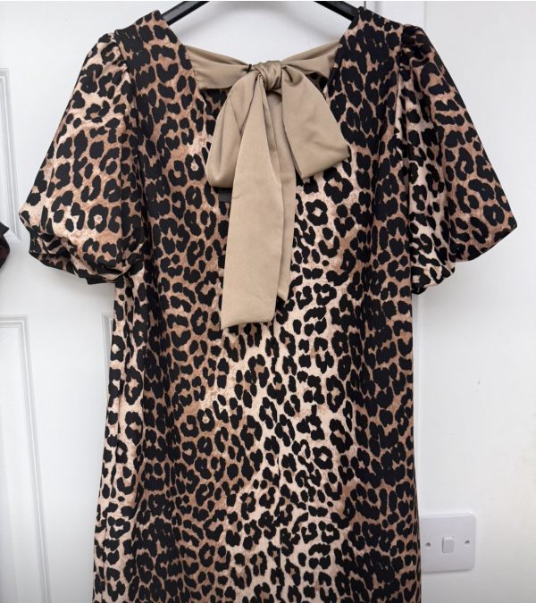 Leopard Print Dress Chestnut.          55533 - Image 3