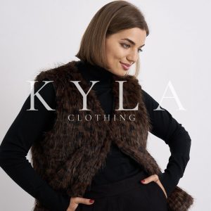 ** Leopard Waistcoat 5627399 Brown