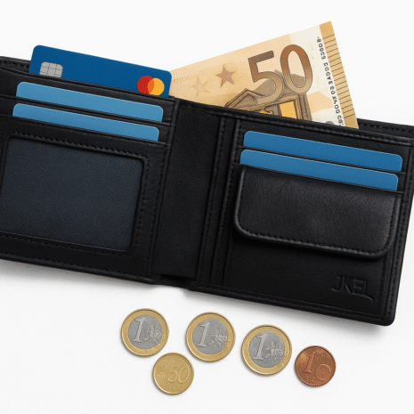 Jkel Leather Wallet RFID Block Black.              Kbw13/Blk - Image 2
