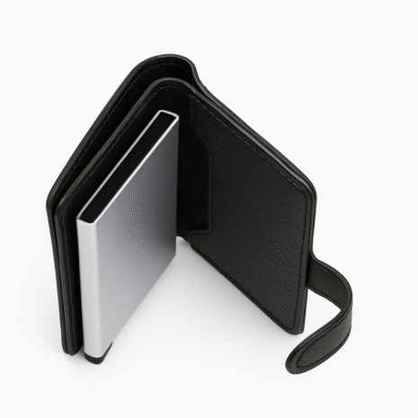 Jkel Rfid Pop Up Wallet Black.      S-5/Blk - Image 4