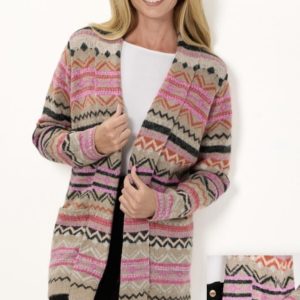 Cosy Cardigan Taupe.            Su 680