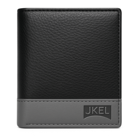 Jkel Leather Wallet RFID Block Black.        Kbw14/Blk