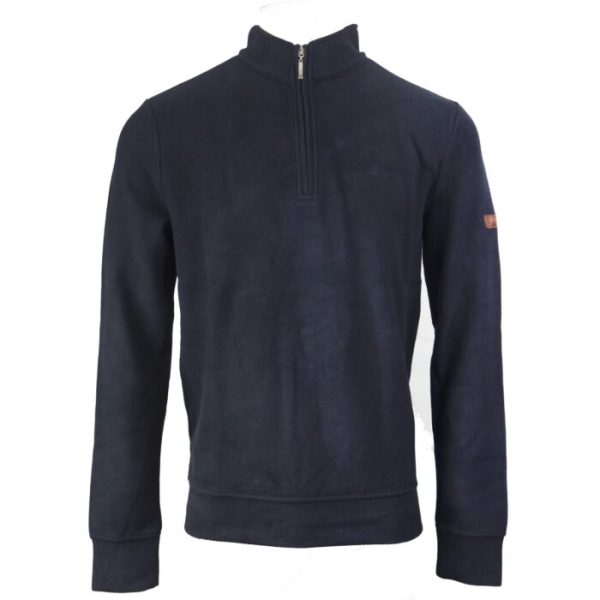 Mineral Kentucky 1/4 zip Ribbed Navy.            Ml301000a/Nvy - Image 5