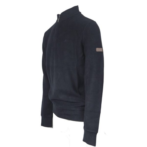 Mineral Kentucky 1/4 zip Ribbed Navy.            Ml301000a/Nvy - Image 3