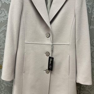 Christina Felix Wool Coat Mushroom.              589-4201