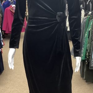 Velvet Dress Black.              Br5605