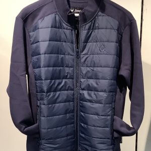 Zazzi Hybrid Puffer Jacket Navy.        Bg798