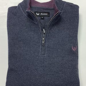 Zazzi 1/4 Zip Fleece Navy.      Bg-1002/Nvy