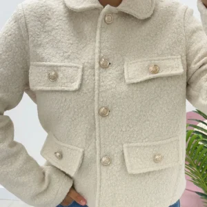 Chenille Jacket Cream. 8885/Crm