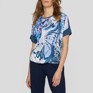 Rabe Cool Print T-Shirt Blue. 56-114356