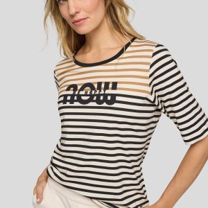 Rabe Stripe T-Shirt Black. 56-115366