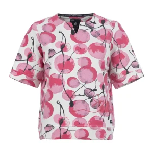 S'Questo S/S Print Top Candy Pink. 6210-505738