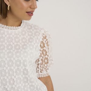 Miss Charm Lace Top White. M2191/Whi