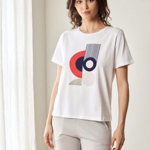 Peruzzi Circle T-shirt White. S26231