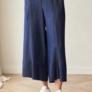 Peruzzi Luxe Turn Up Jeans Indigo. S26149