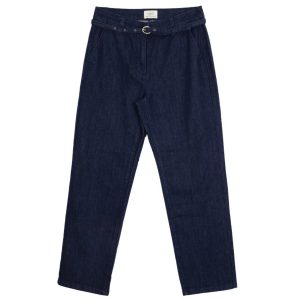 Julie Guerlande Belted 7/8 Jeans Dark Wash. 67Jg2je110