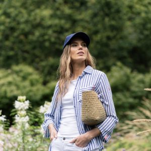 Hongo Stripe Shirt 6455 Blue. M001