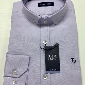 Tom Penn Oxford Shirt Lilac.           Tp330/Lil