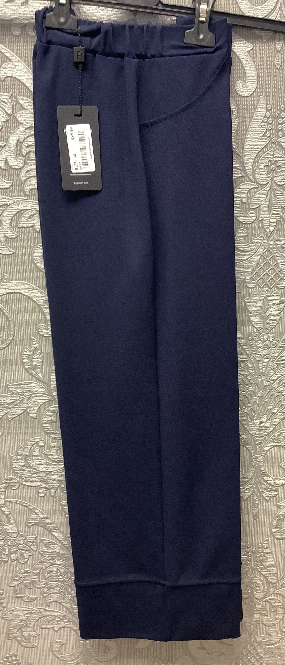 Peruzzi E/W Wide Leg Trousers Navy. S26114