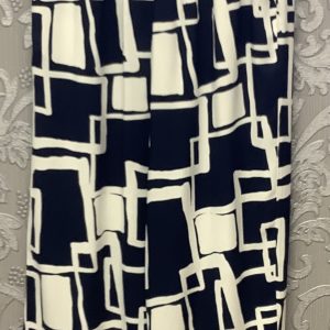Peruzzi Geo Print Trousers Navy. S26215
