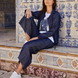 Peruzzi Luxe Jean Jacket Indigo. S26151