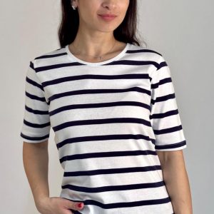 MXO Crew Neck T-Shirt Navy. S31543