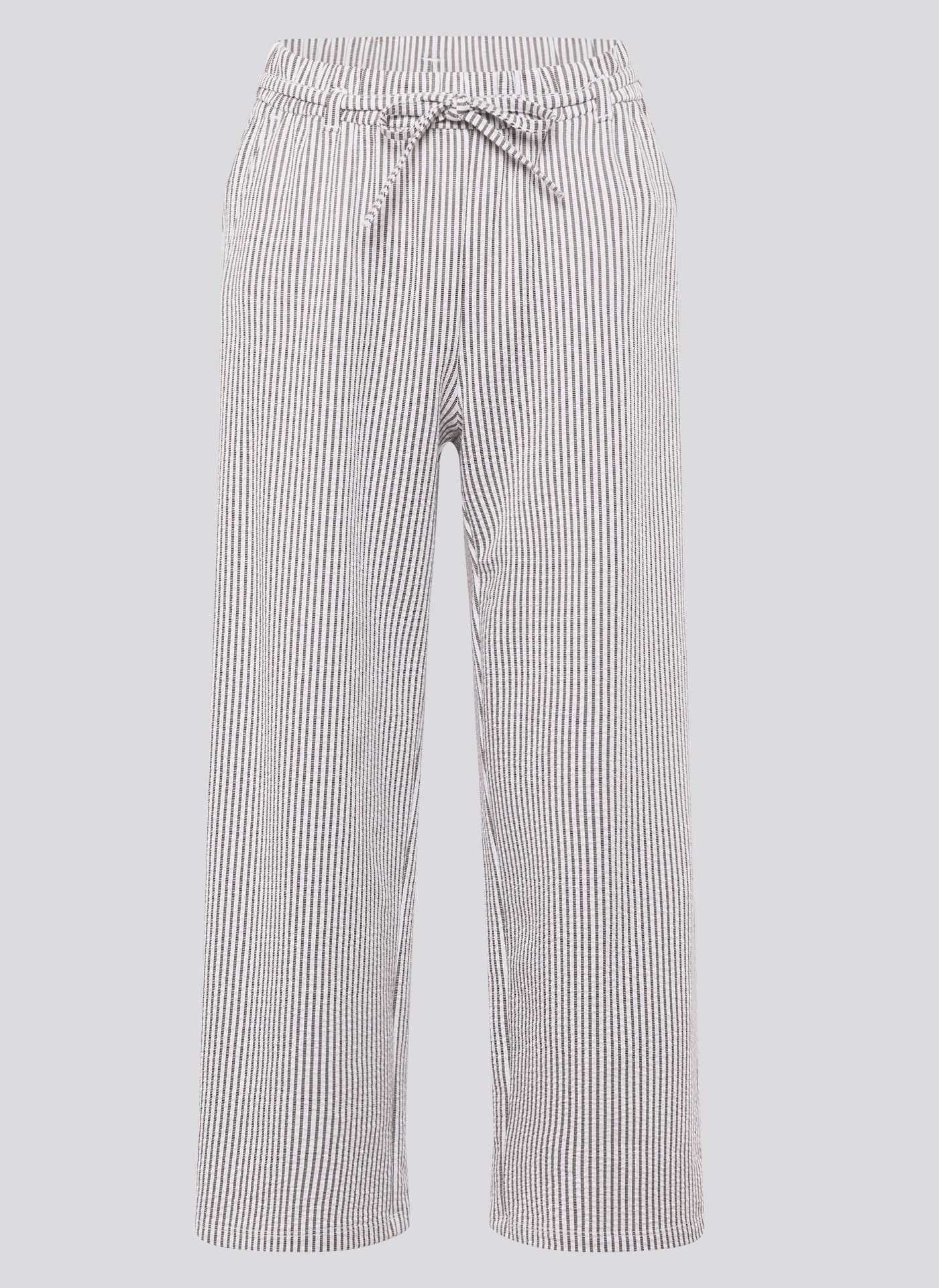 Rabe Seersucker 7/8 Trousers Grey. 56-117451 - Image 6