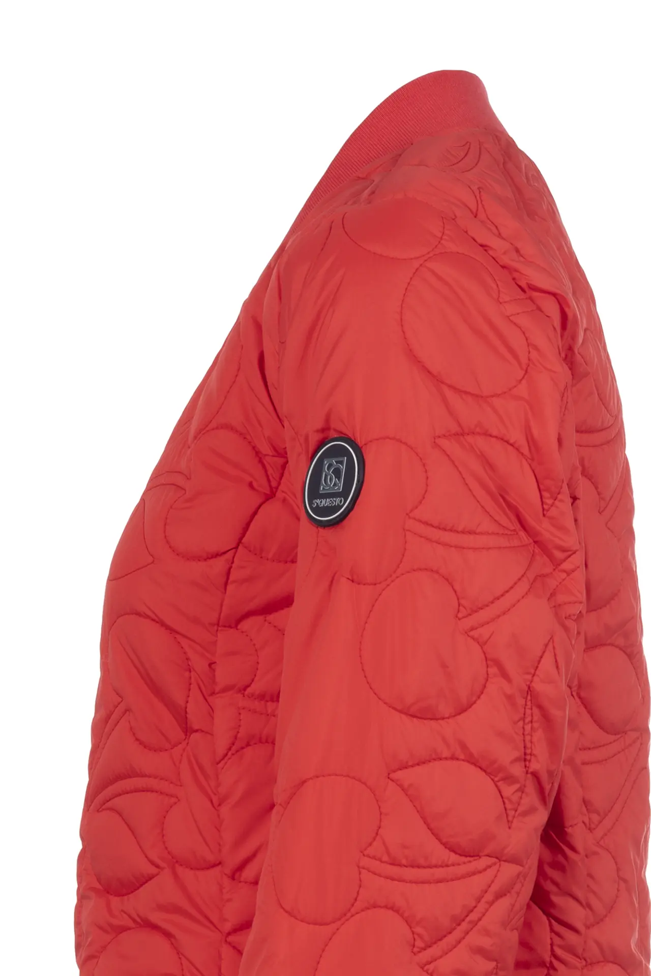 S'Questo Light Quilted Jacket Coral. 6120-505843 - Image 4