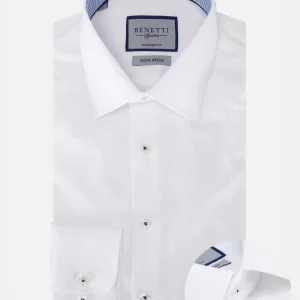 Benetti Brad Comfort Fit Shirt White.          Brad Comfort/Whi