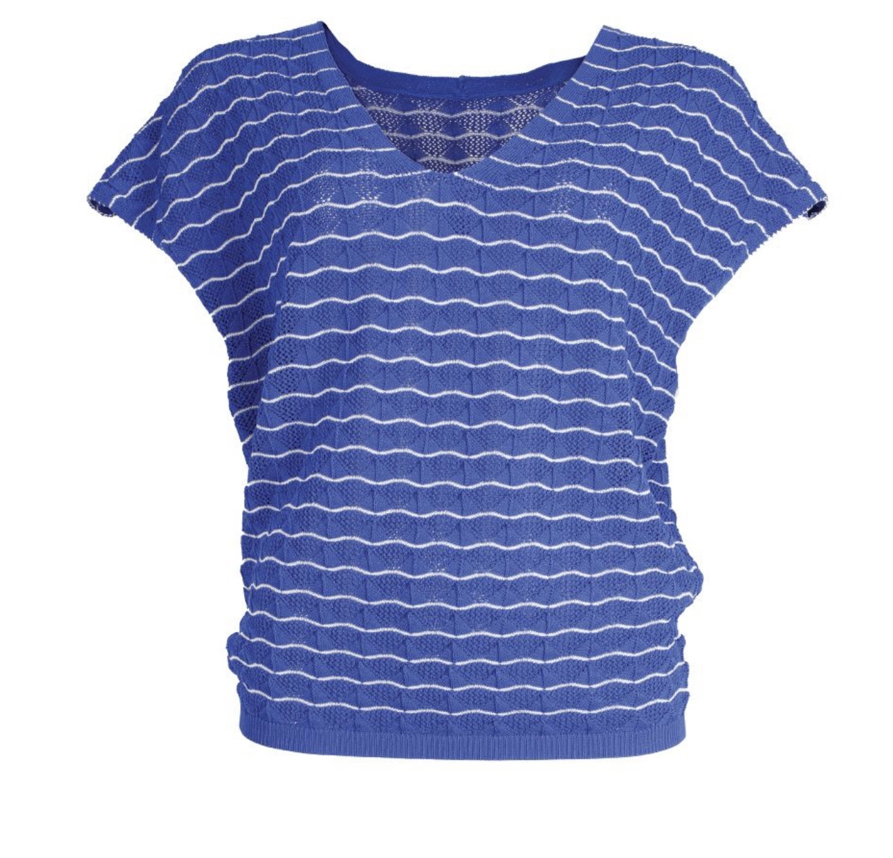 Julie Guerlande V-Neck Stripe Tank Top Royal. 67Jg2pu600 - Image 2